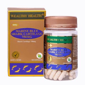 Viên Nang Sụn Cá Mập Wealthy Health- Hỗ Trợ Xương Khớp- Hộp 100 viên